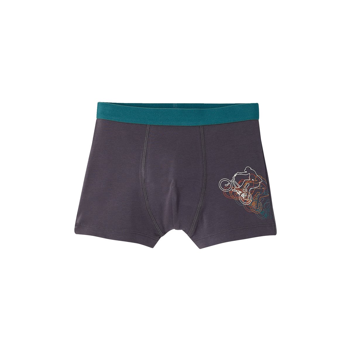 Lot de 5 boxers anthracite, VERTBAUDET