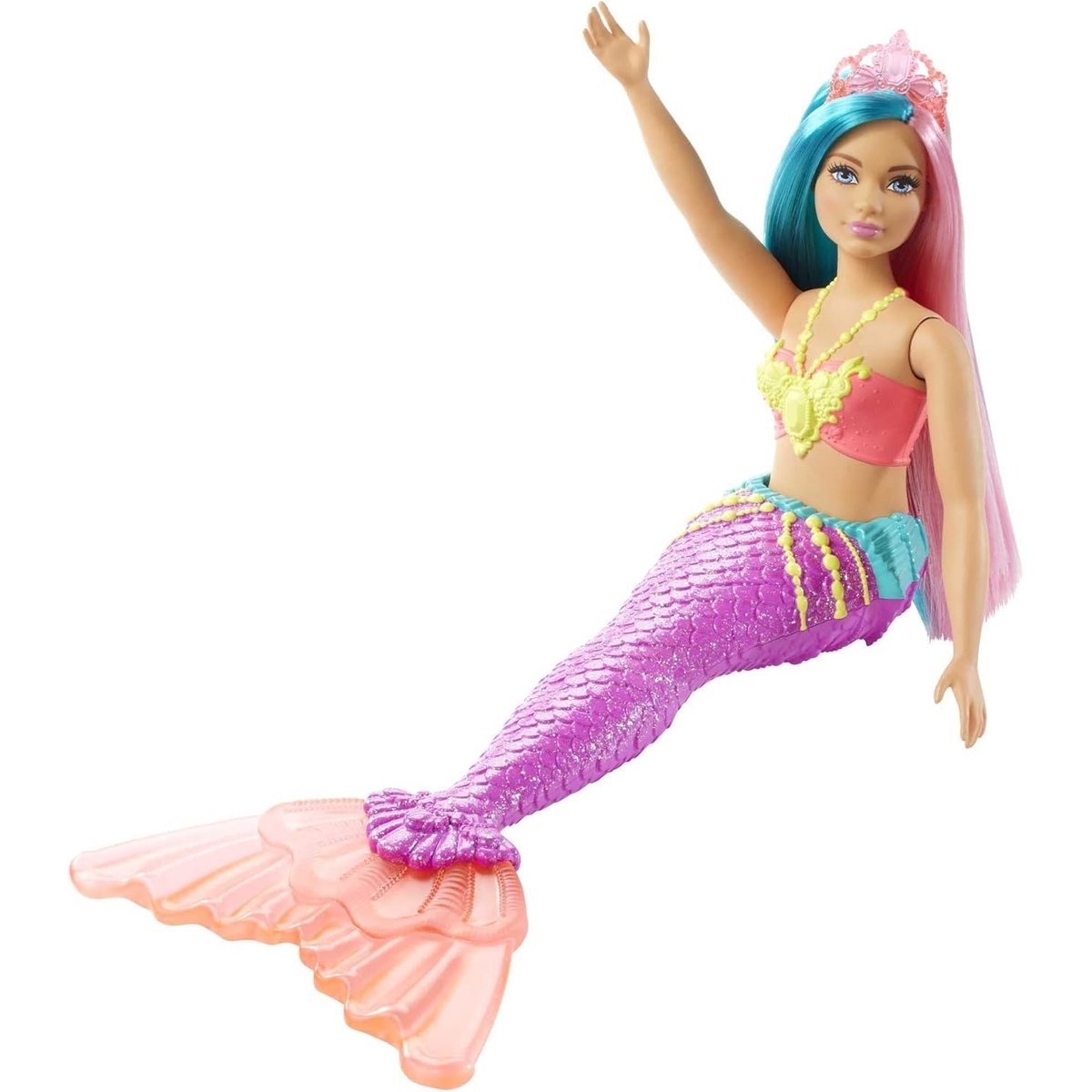 Barbie Dreamtopia Poupéé mannequin sirène multicolore, MATTEL