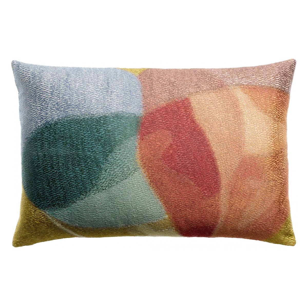 Coussin brodé Nevio multico, VIVARAISE
