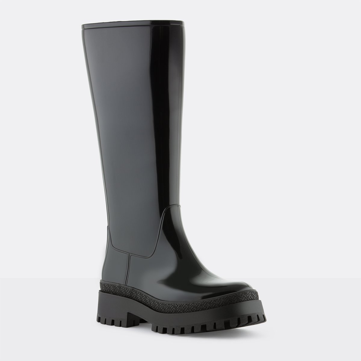 Boots hautes en caoutchouc vegan ARTEMIS noire, LEMON JELLY