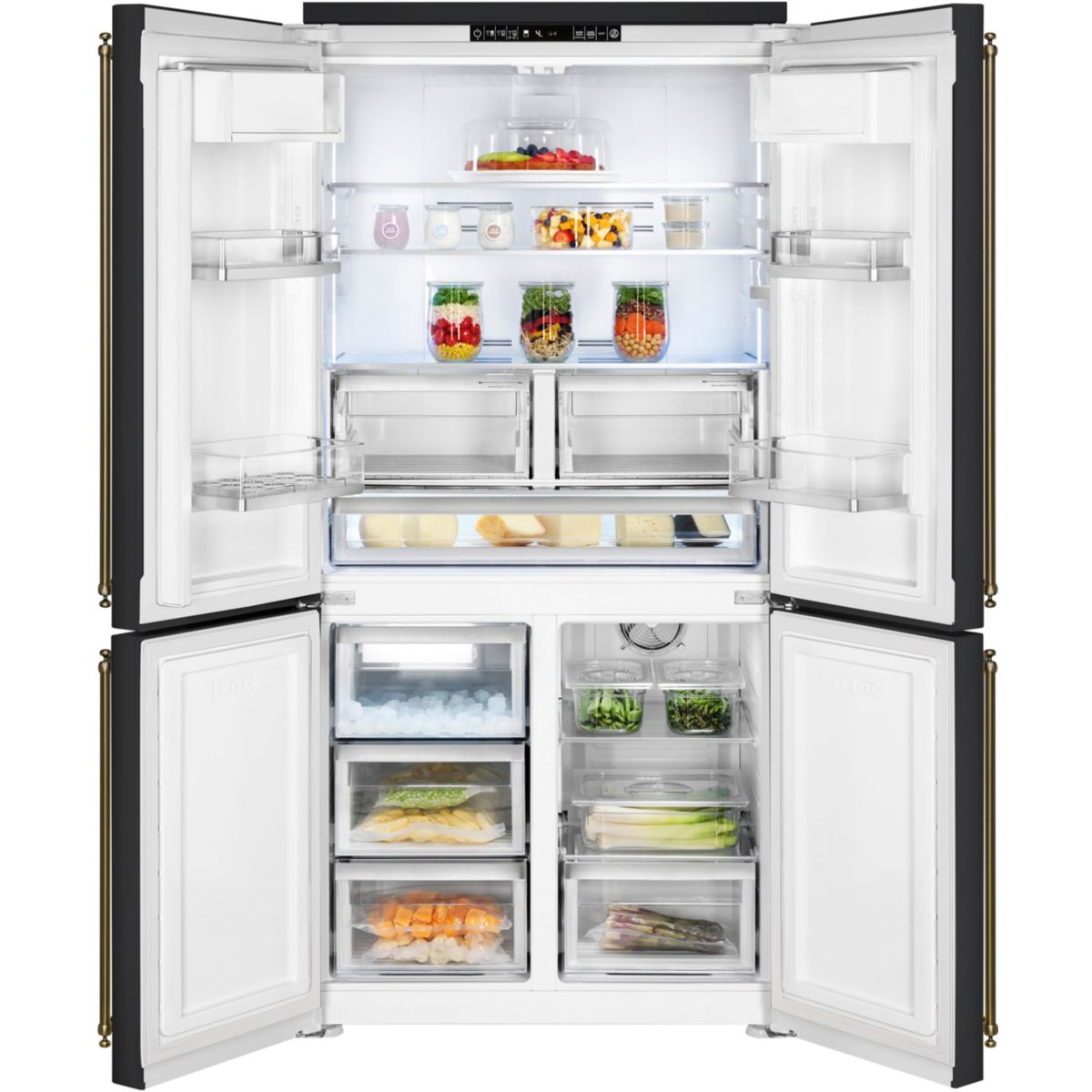 Réfrigérateur multi portes FQ60CAO6 couleur unique, SMEG