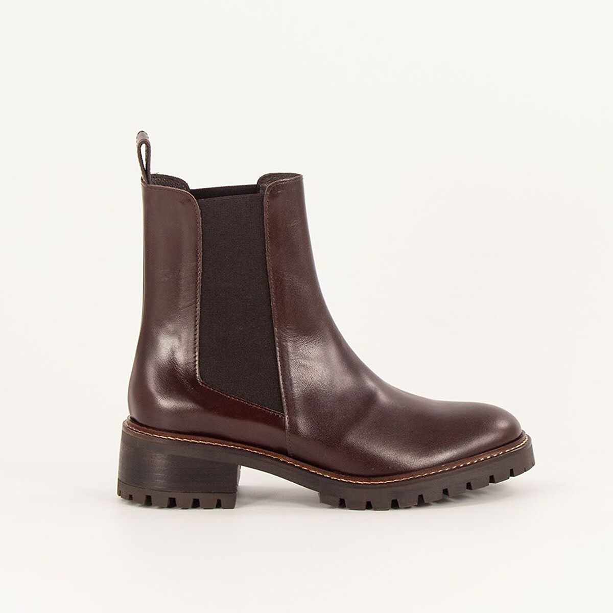 Bottines Chelsea en cuir, AINWICK marron, SESSUN