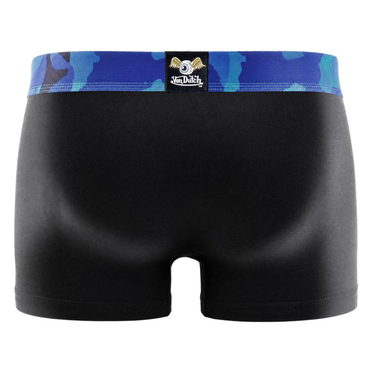 Lot De 4 Boxers Coton bleu foncé/noir/kaki/marron, VON DUTCH