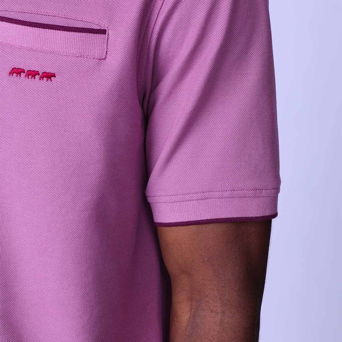 Polo Hervin mauve, MISE AU GREEN