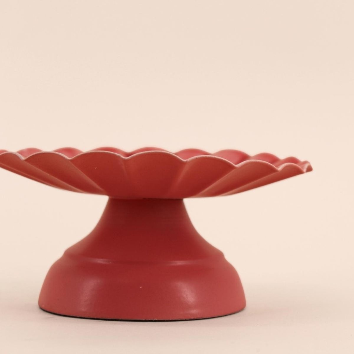 Bougeoir sur pied en métal rose, HASHTAG DECO