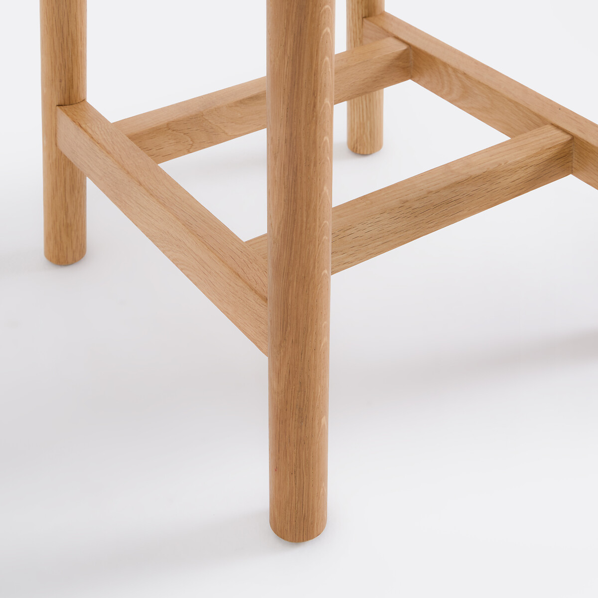 Hocker aus massiver Eiche H45 cm, Monsio eiche, LA REDOUTE INTERIEURS