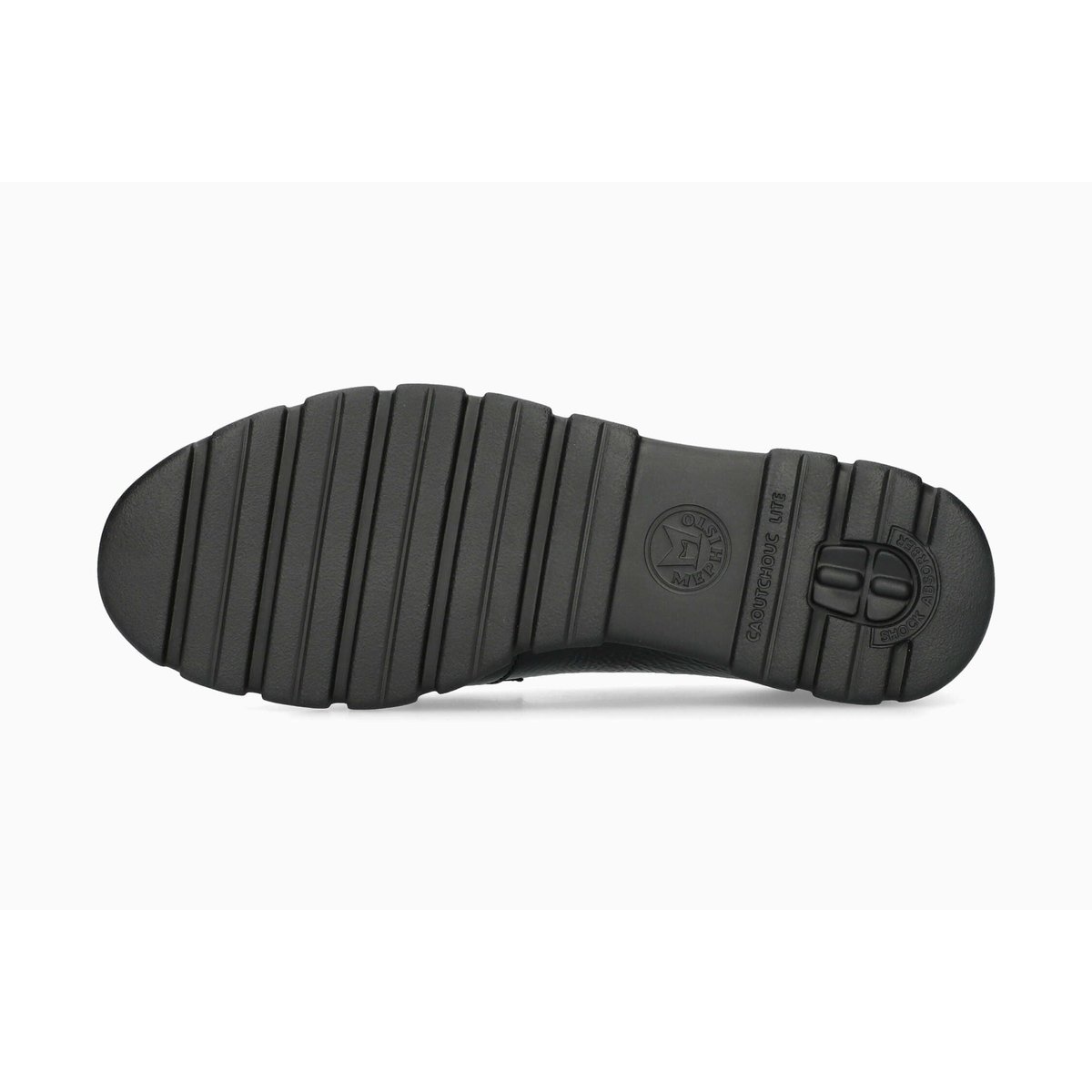 Mocassins en cuir CARIMA bleu 514, MEPHISTO