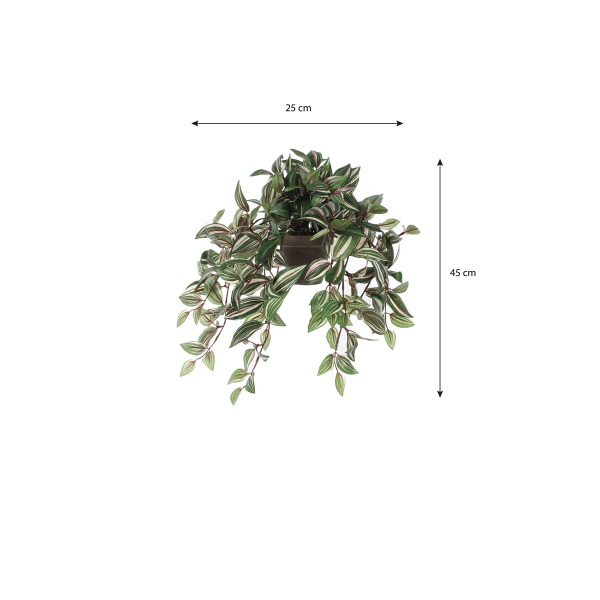 Plante artificielle TRADESCANTIA vert, MICA DECORATIONS