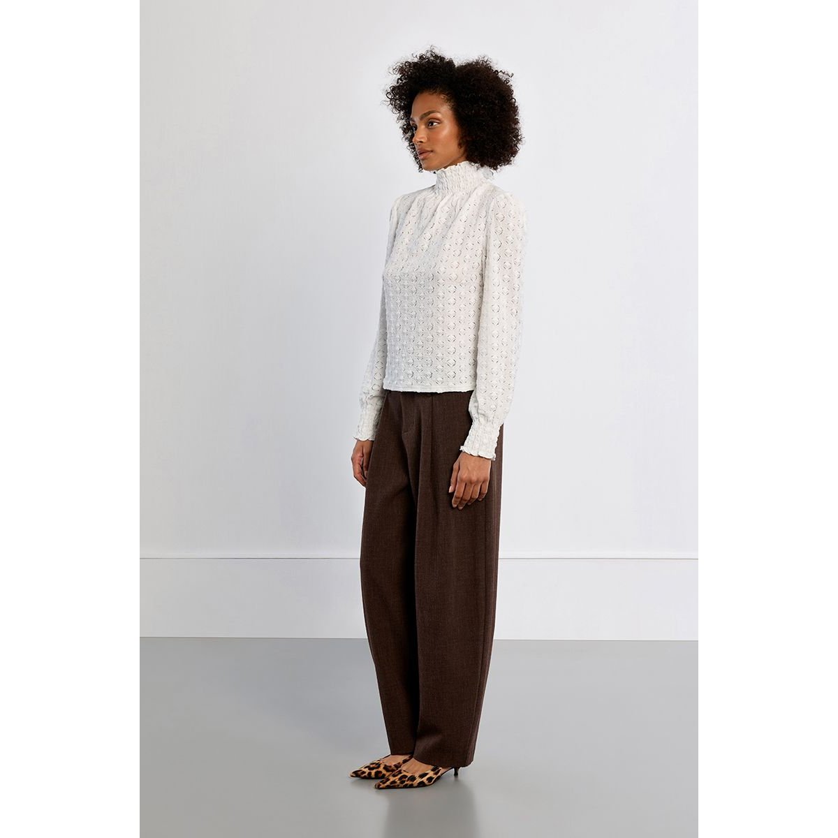 Sous-pull Victorien, en semi-transparence blanc, LILI SIDONIO