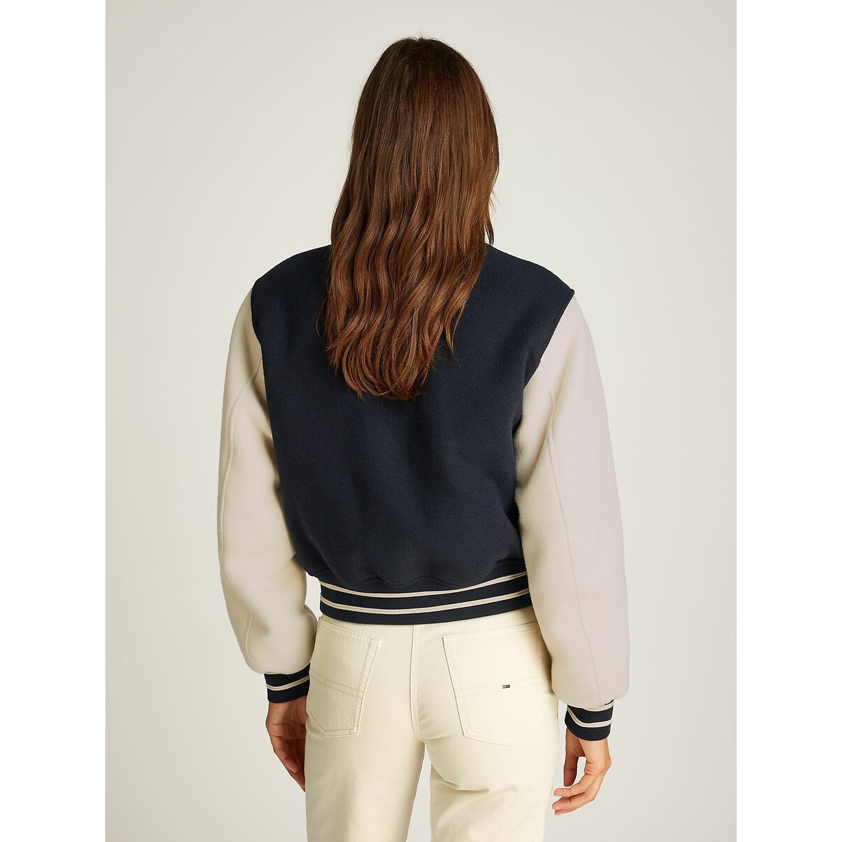Bomber Jacket navy/white, TOMMY JEANS