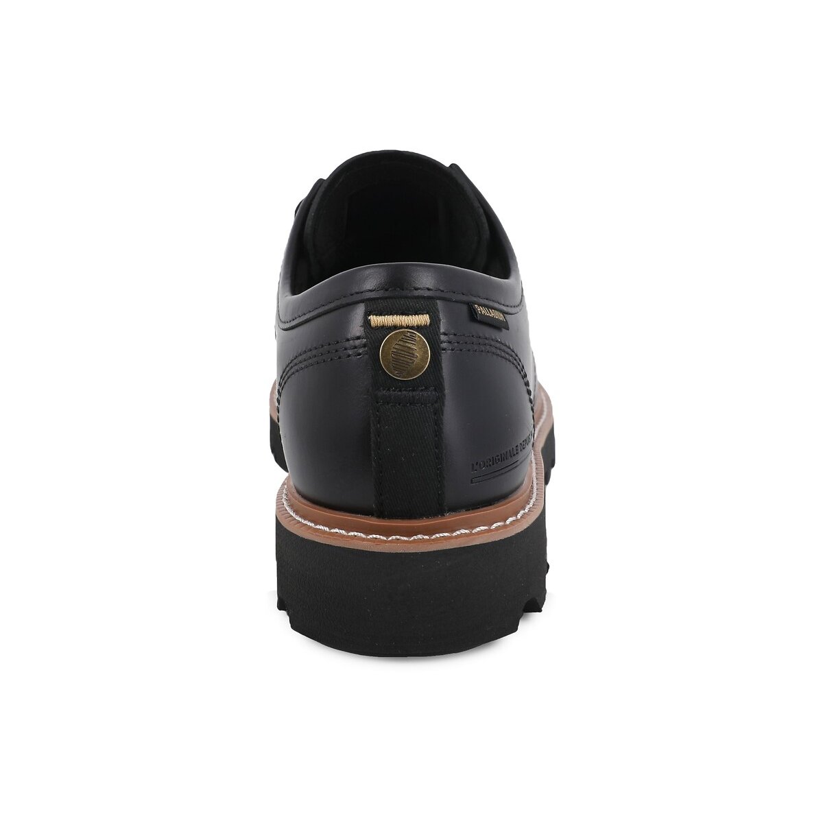 Moccassins à lacets en cuir, Trooperlite Loafer noir, PALLADIUM
