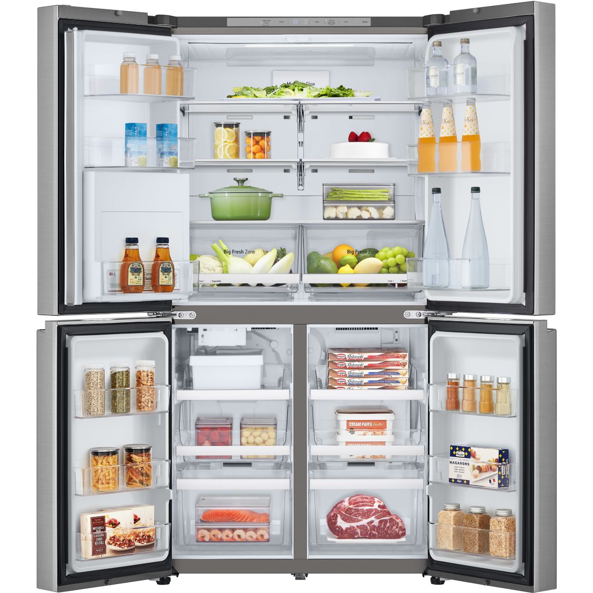 Réfrigérateur multi portes GMF960PY2E couleur unique, LG