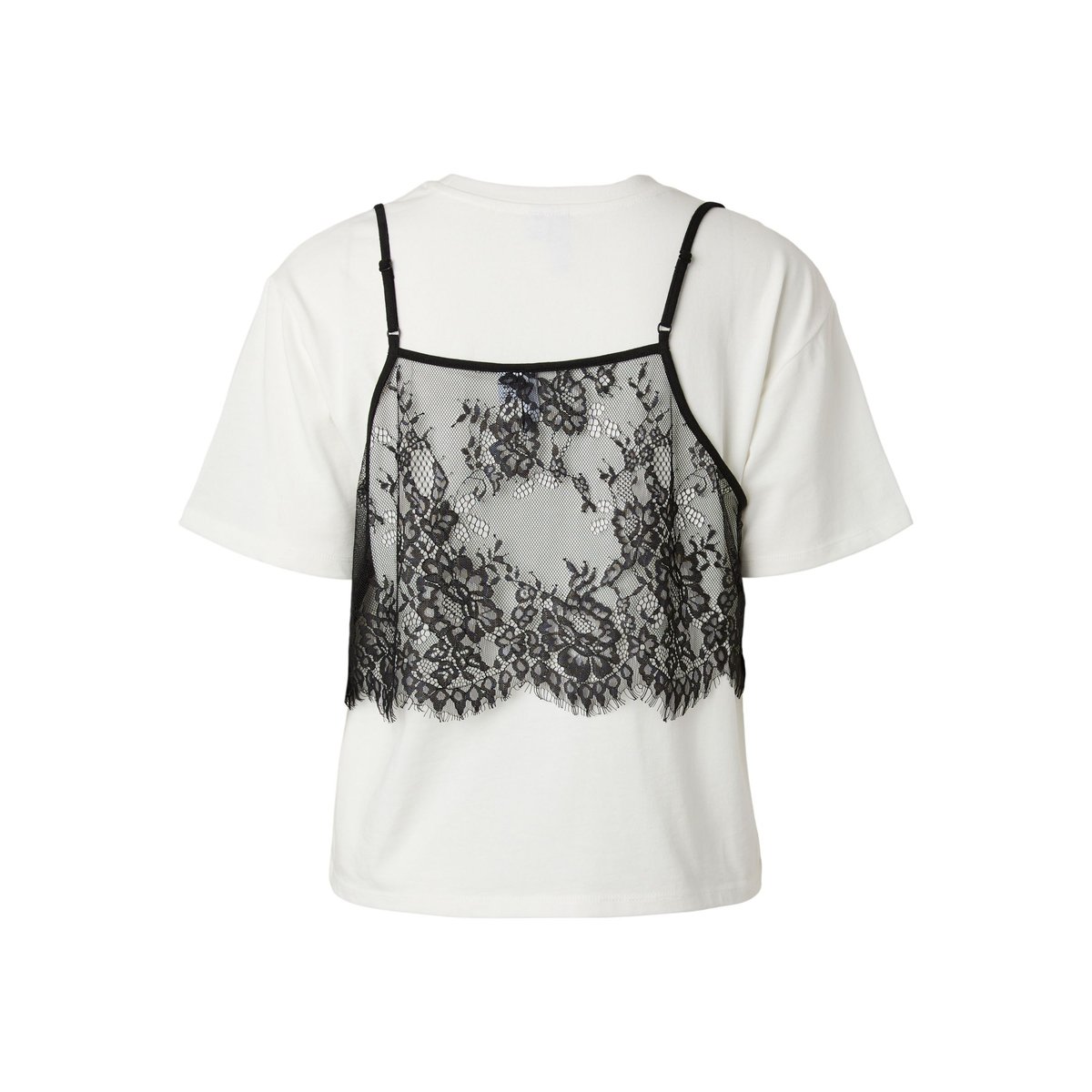 T-Shirt bright white, PIECES