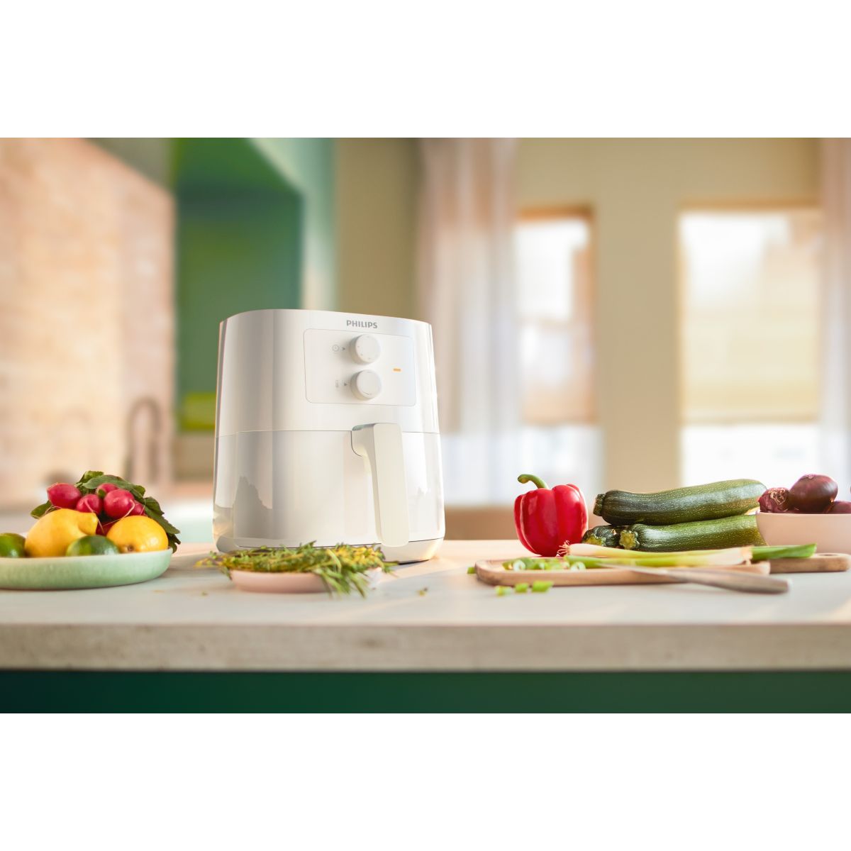 Friteuse Sans Huile Airfryer Essential Hd9200/10 blanc, PHILIPS