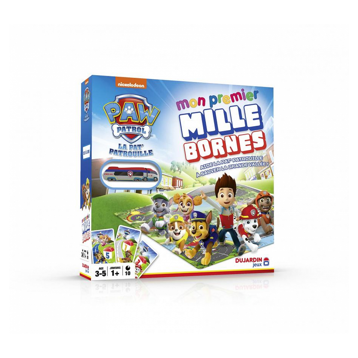 Mon premier Mille bornes pat patrouille couleur unique, DUJARDIN