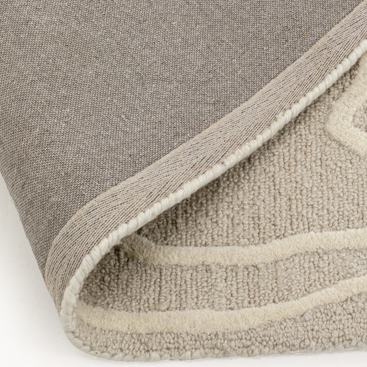 Tapis lignes fluides abstraites, LINE gris, KARE DESIGN