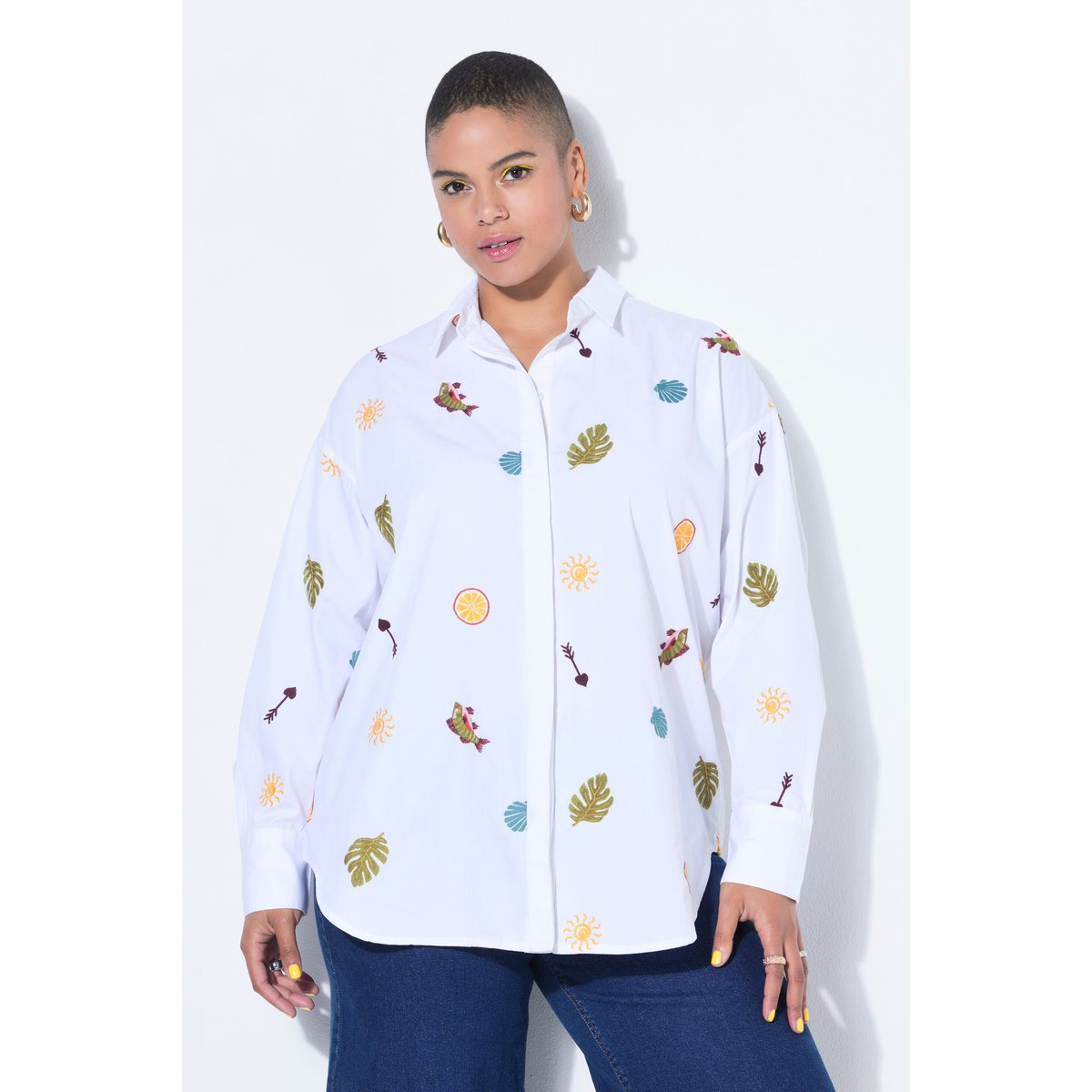 Chemisier coupe oversize blanc cassé, STUDIO UNTOLD