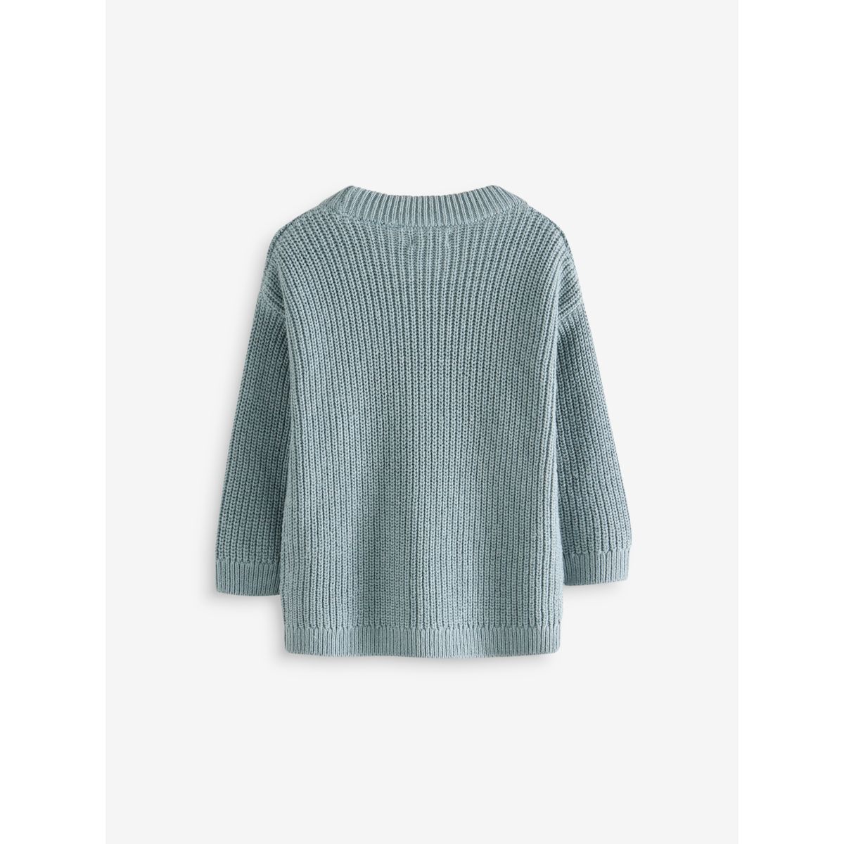 Pull ras du cou en maille bleu, NEXT