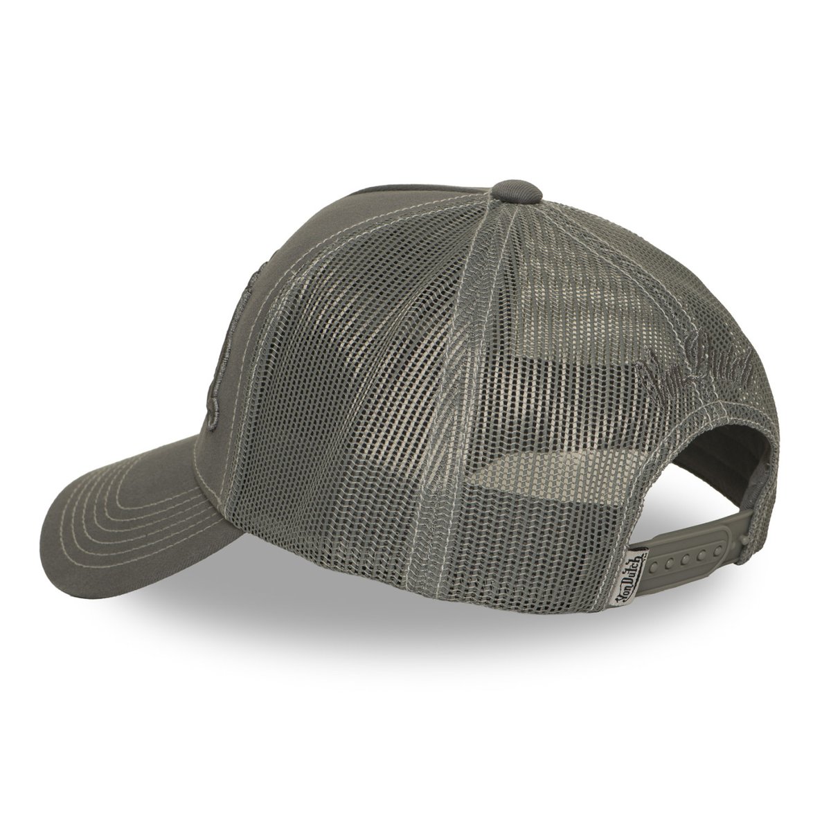 Casquette trucker EMBROIDERY gris moyen, VON DUTCH
