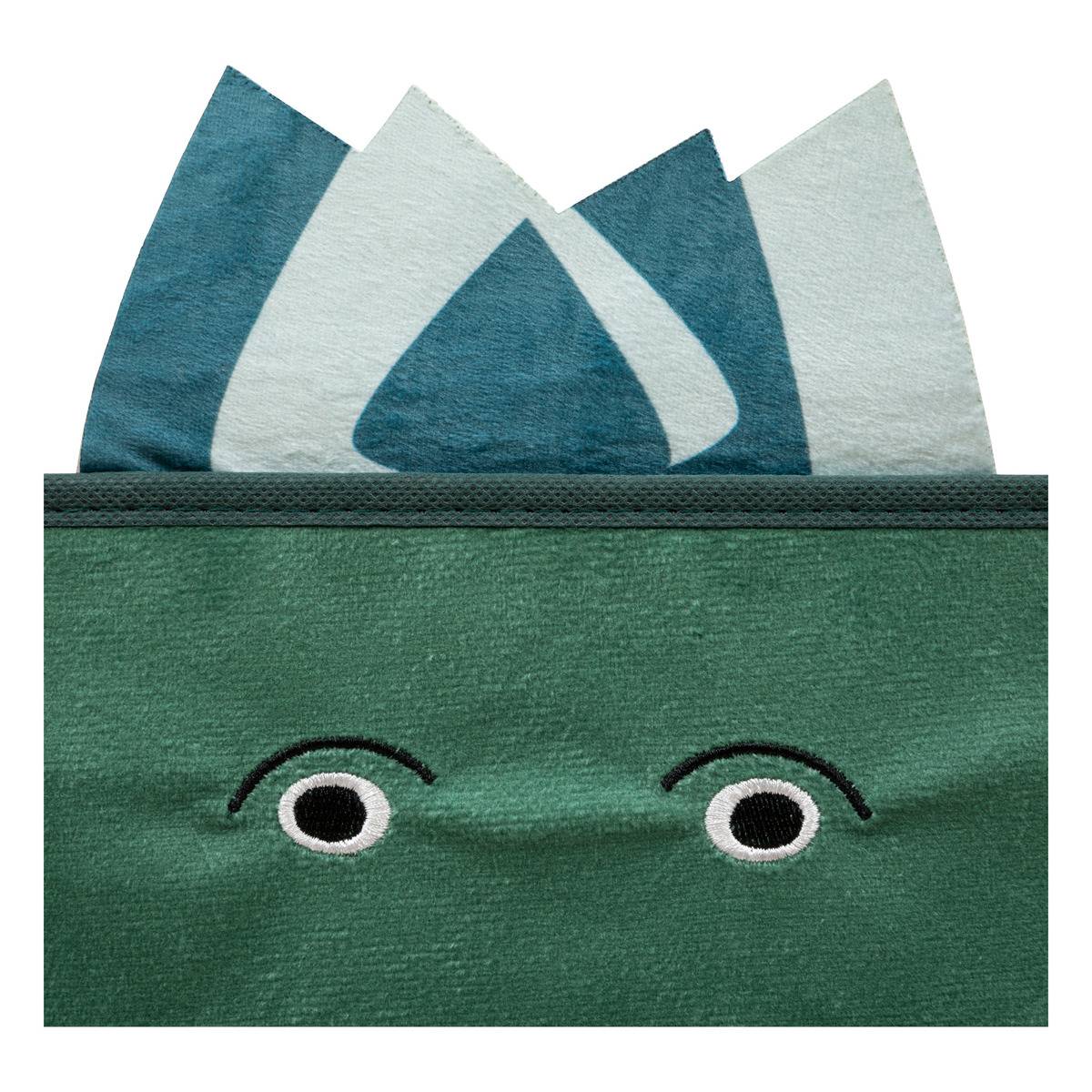 Panier de rangement enfant imprimé vert foncé, ATMOSPHERA