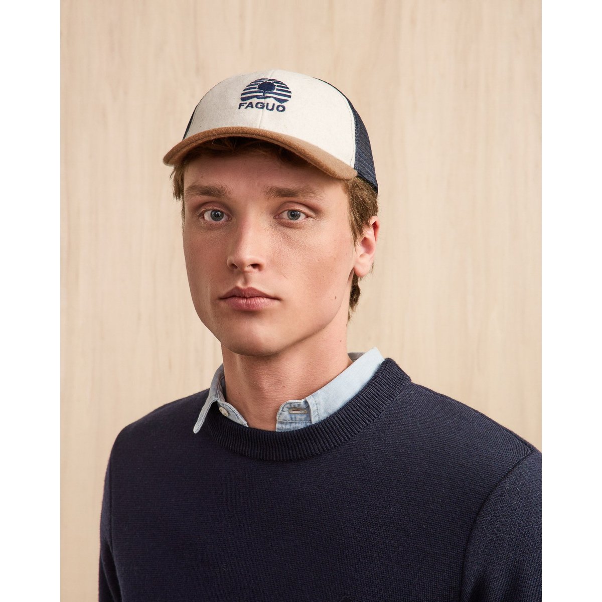 Casquette TRUCKER CAP bleu marine, FAGUO
