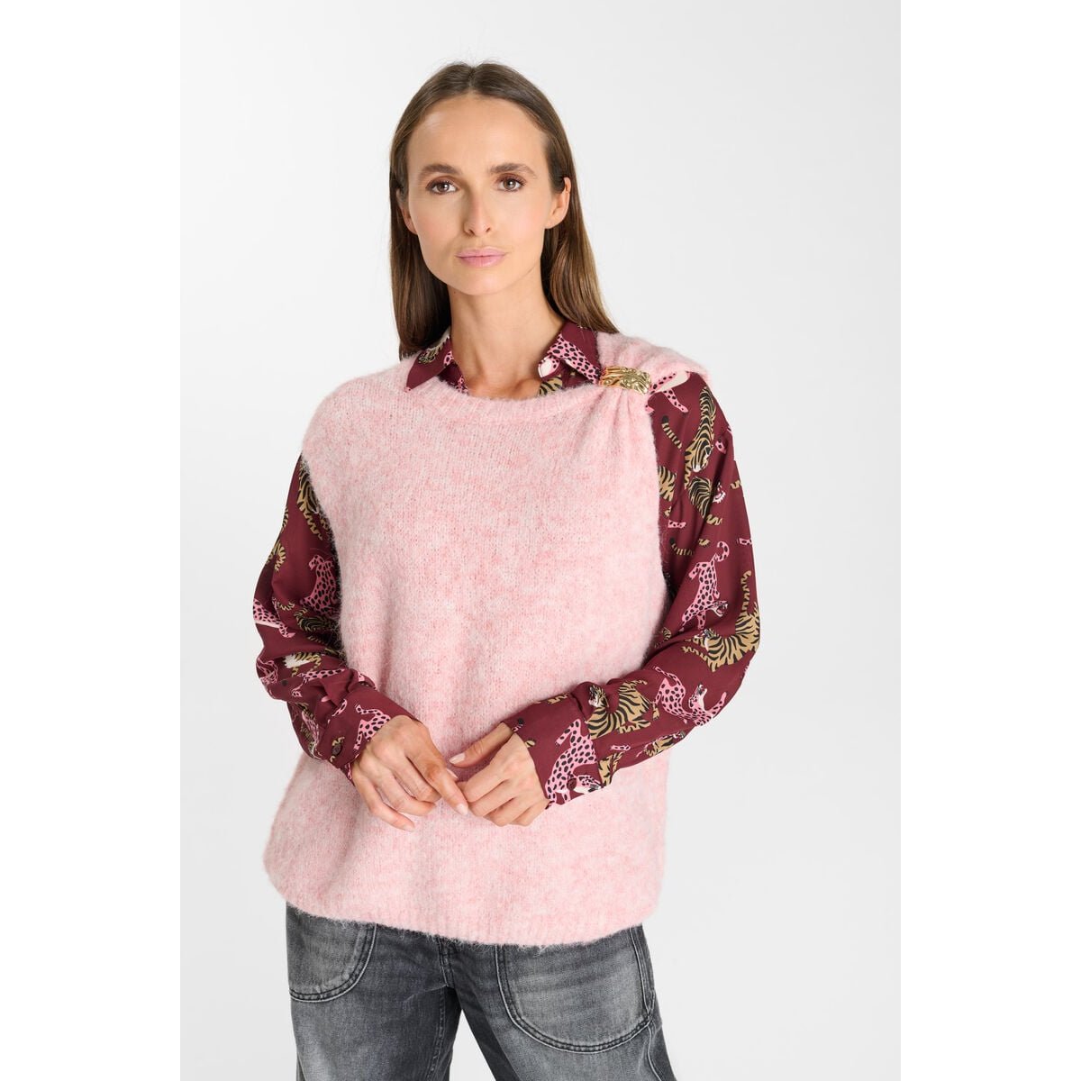 Pull KESTREL blush, LE TEMPS DES CERISES