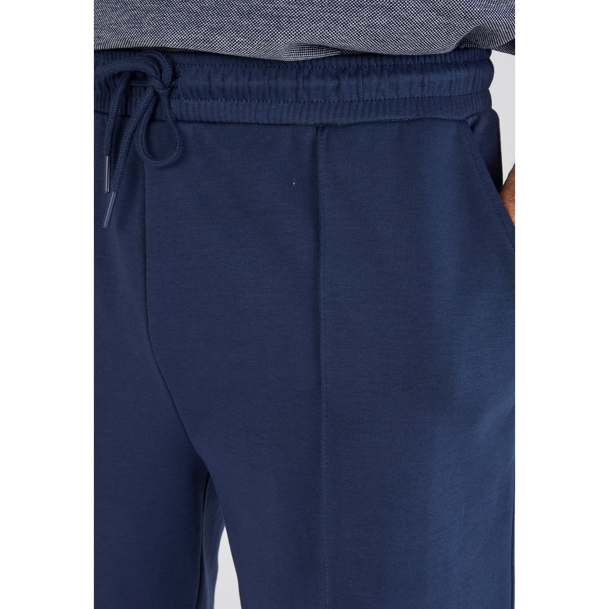 Short en maille interlock bleu marine, DAMART