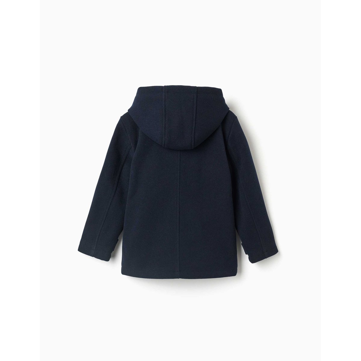 Manteau à effet laine avec poches B&S marrón, ZIPPY