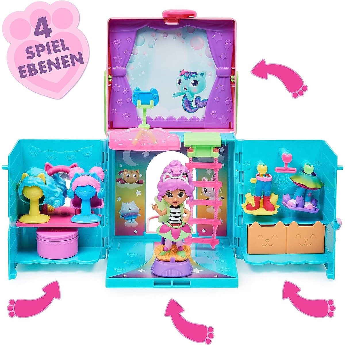 Gabby's Dollhouse Gabby's Armoire arc-en-ciel multicolore, SPIN MASTER
