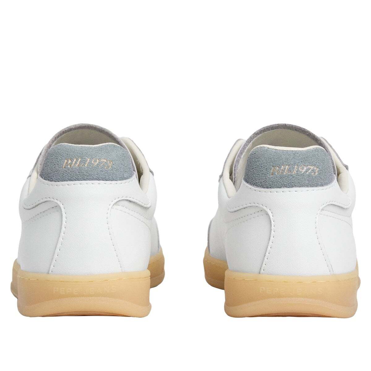 Ball - Baskets Rétro En Cuir blanc cassé, PEPE JEANS