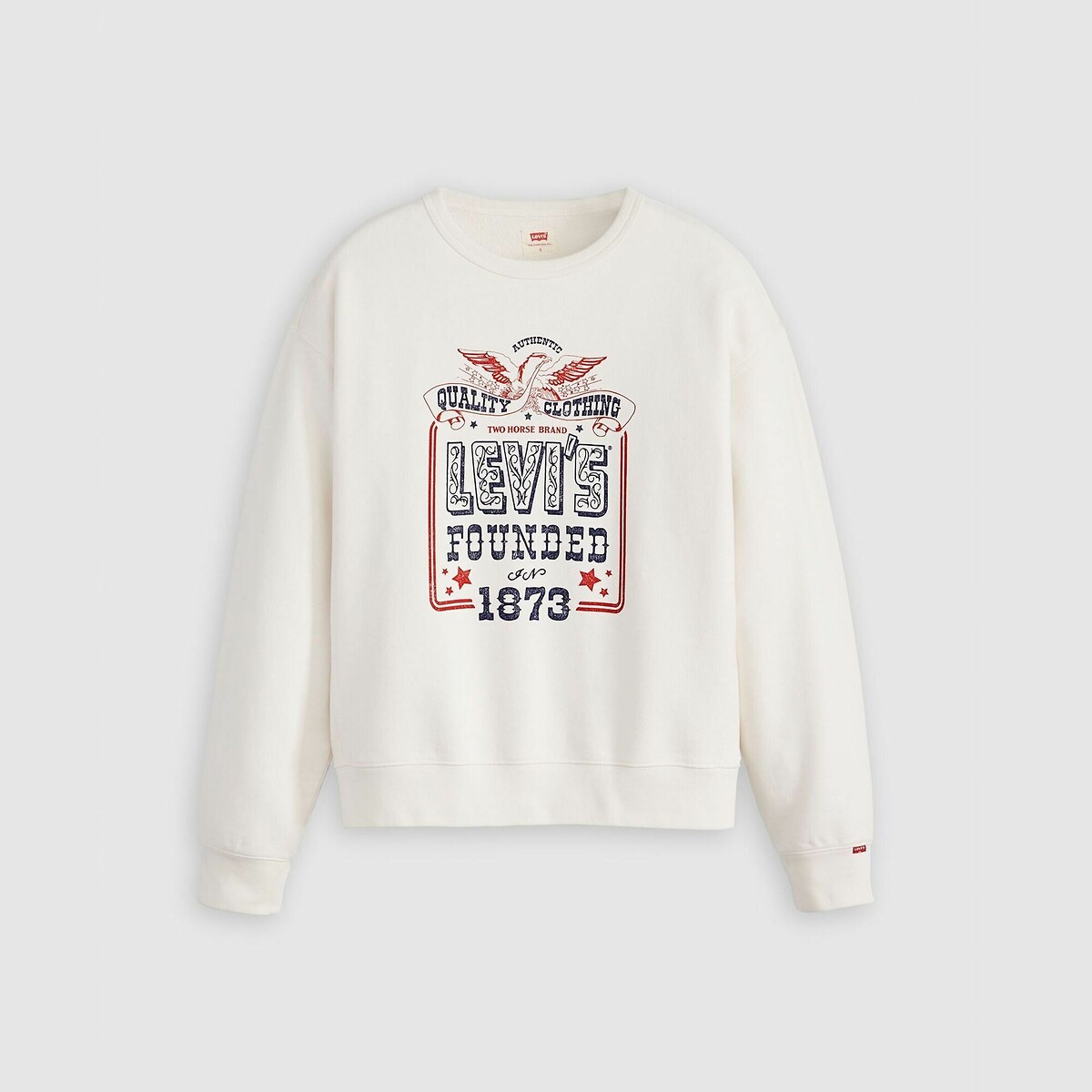 Crew Neck Sweatshirt Print off-white, LEVI'S