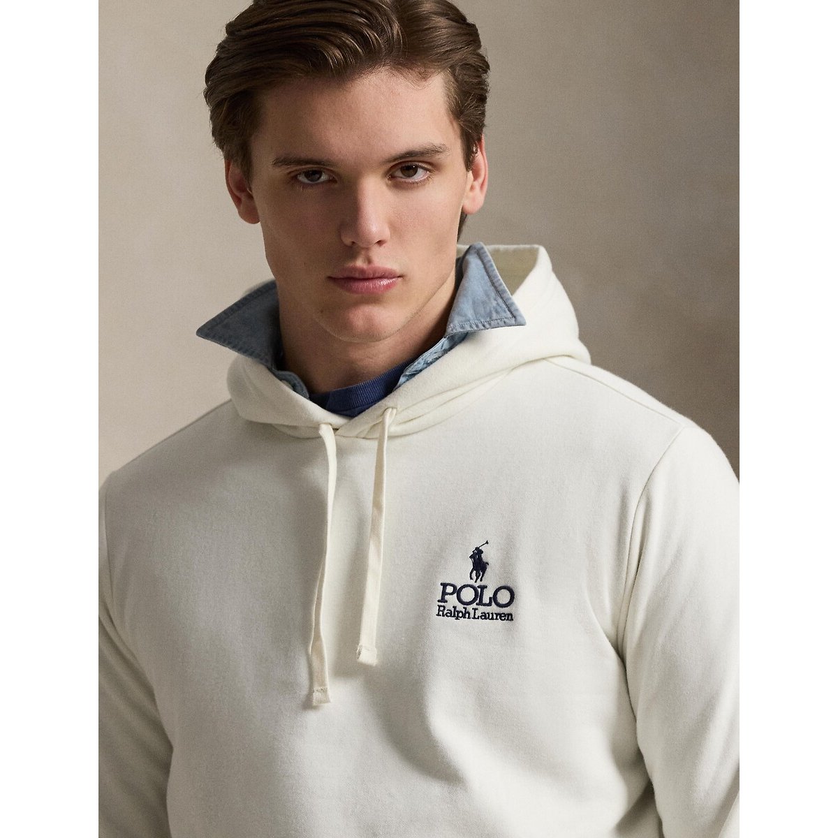 Sweat à capuche ecru, POLO RALPH LAUREN