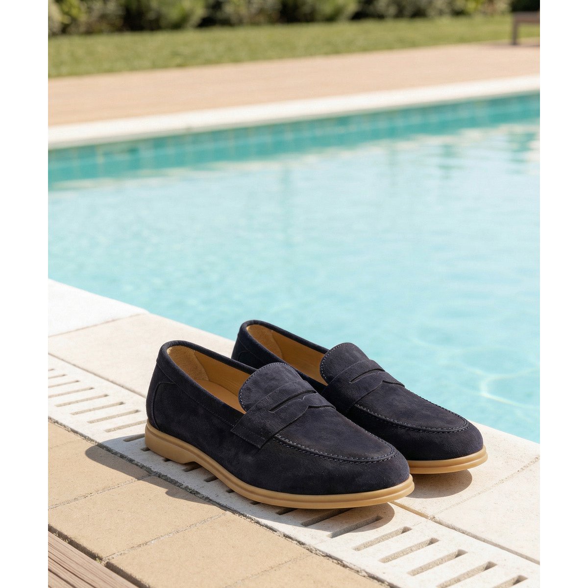 Mocassin PORTOBELLO bleu, FINSBURY