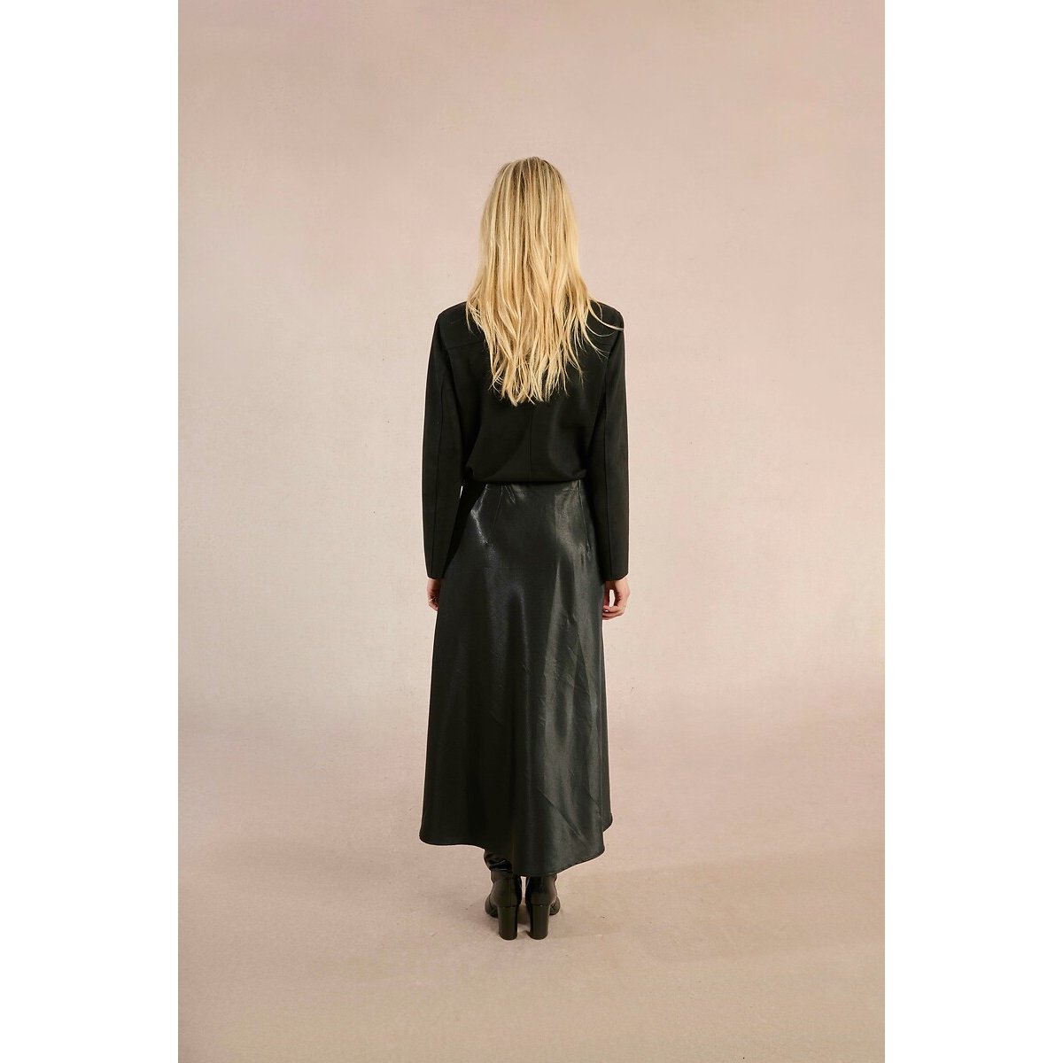 Gonna lunga in raso nero , MOLLY BRACKEN