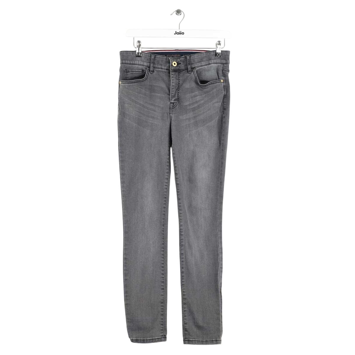 Jean slim - Très Bon État gris, TOMMY HILFIGER