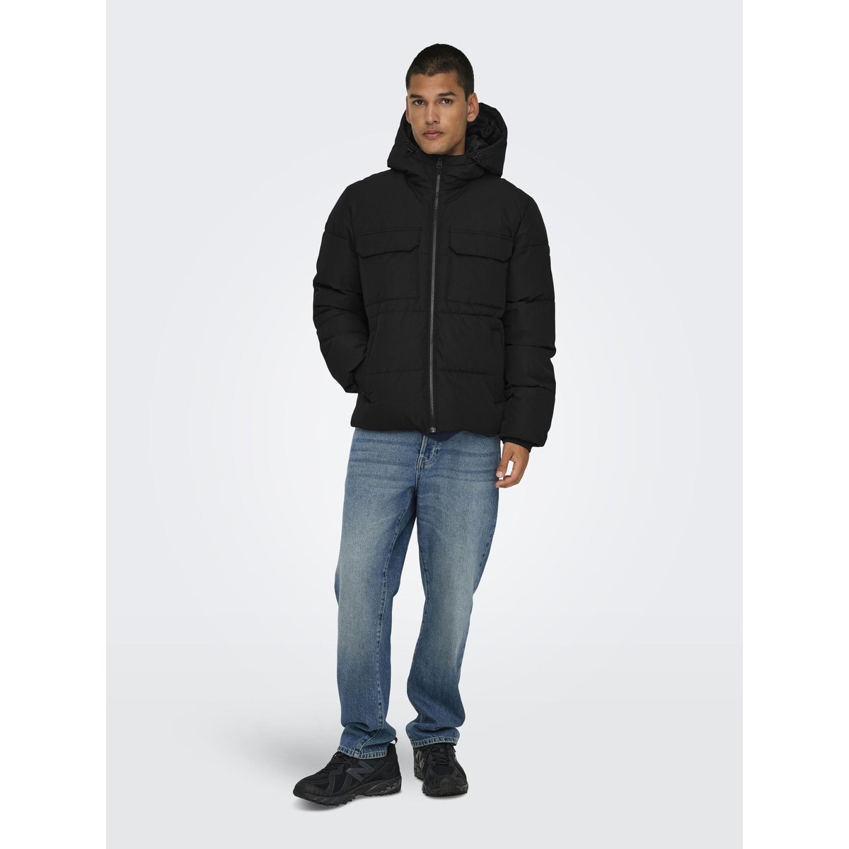 Manteau noire - black, ONLY & SONS