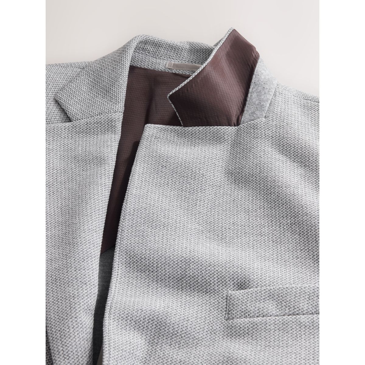 Blazer en jersey texturé gris, NEXT