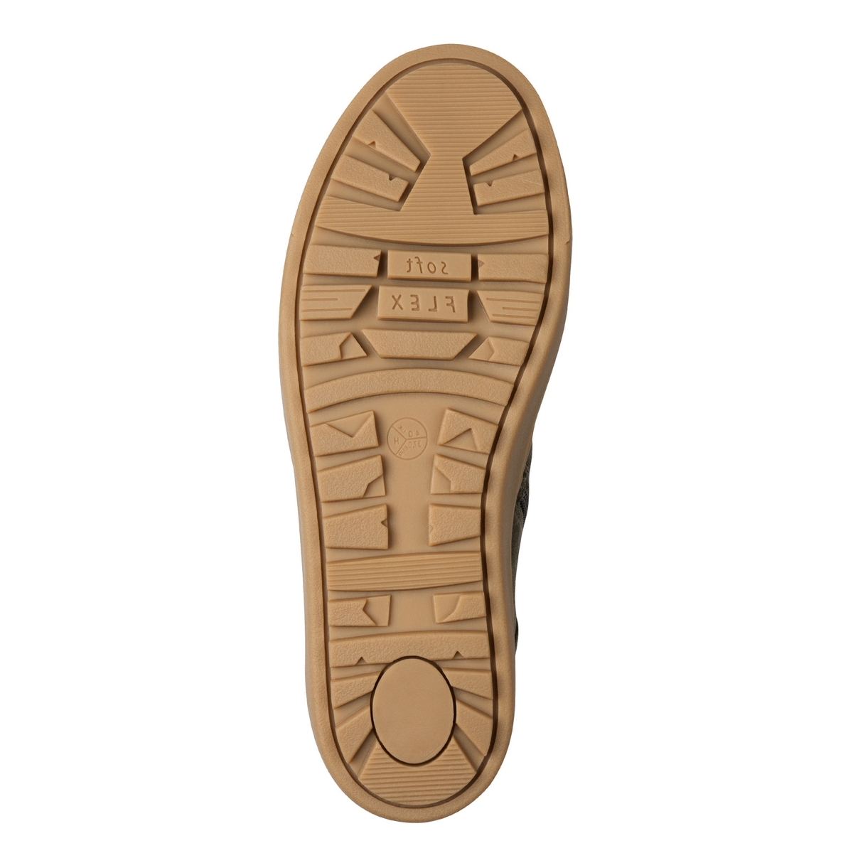 Basket à talon vert kaki safran, JANA