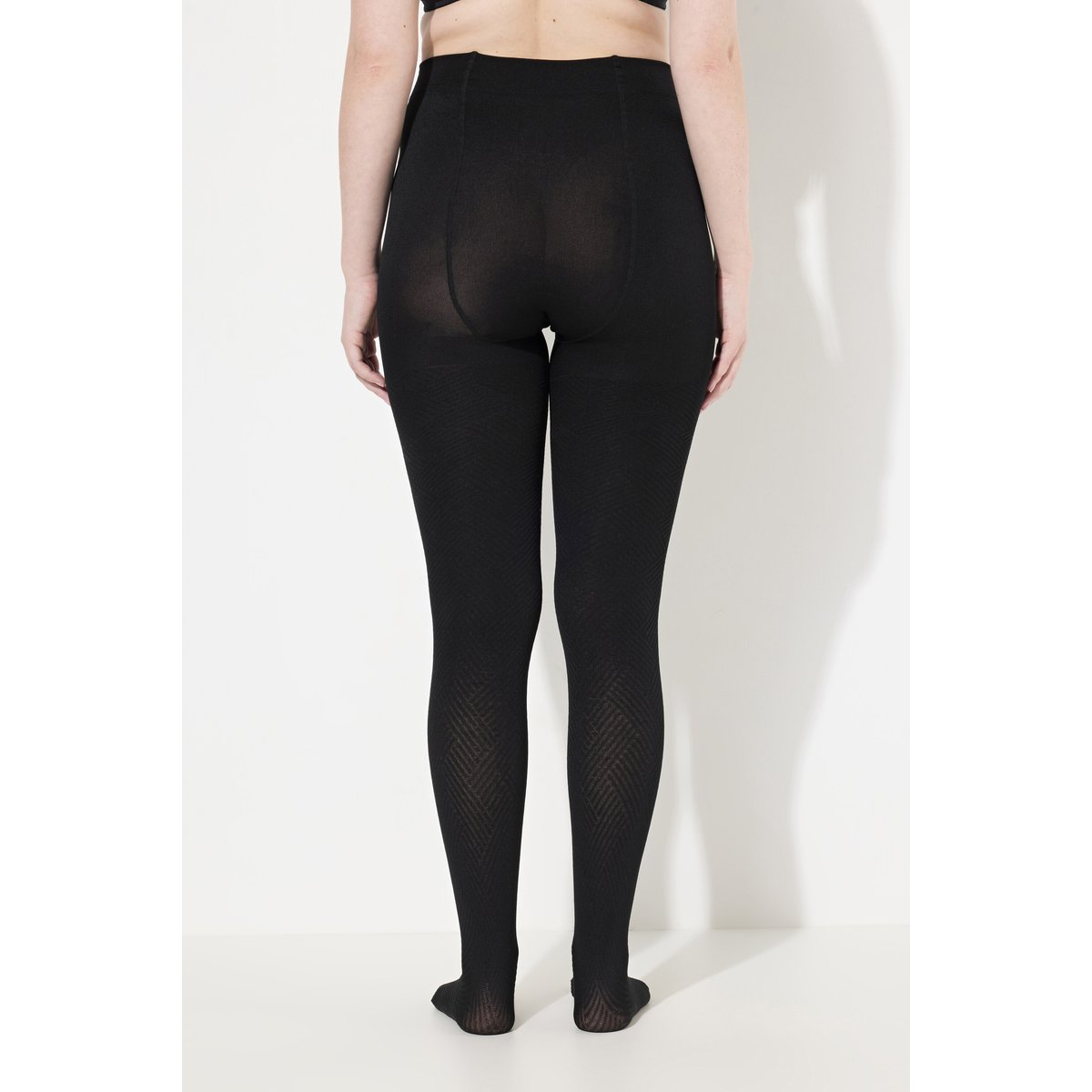 Collants en polaire thermique, avec motif noir, ULLA POPKEN