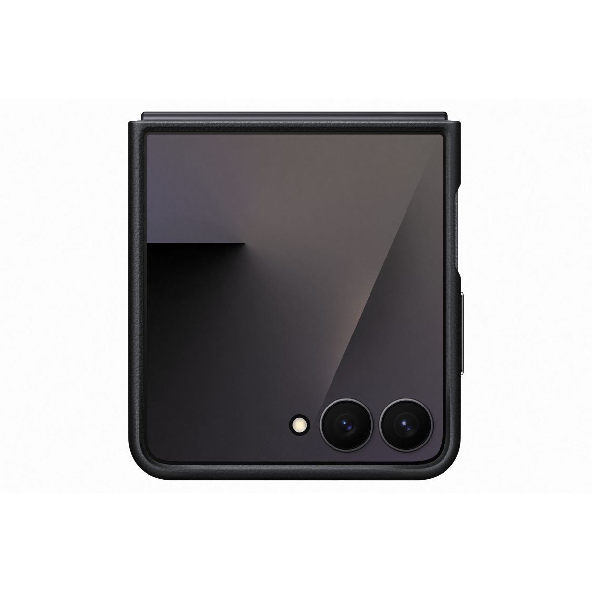 Coque Z Flip 7 Premium noir couleur unique, SAMSUNG