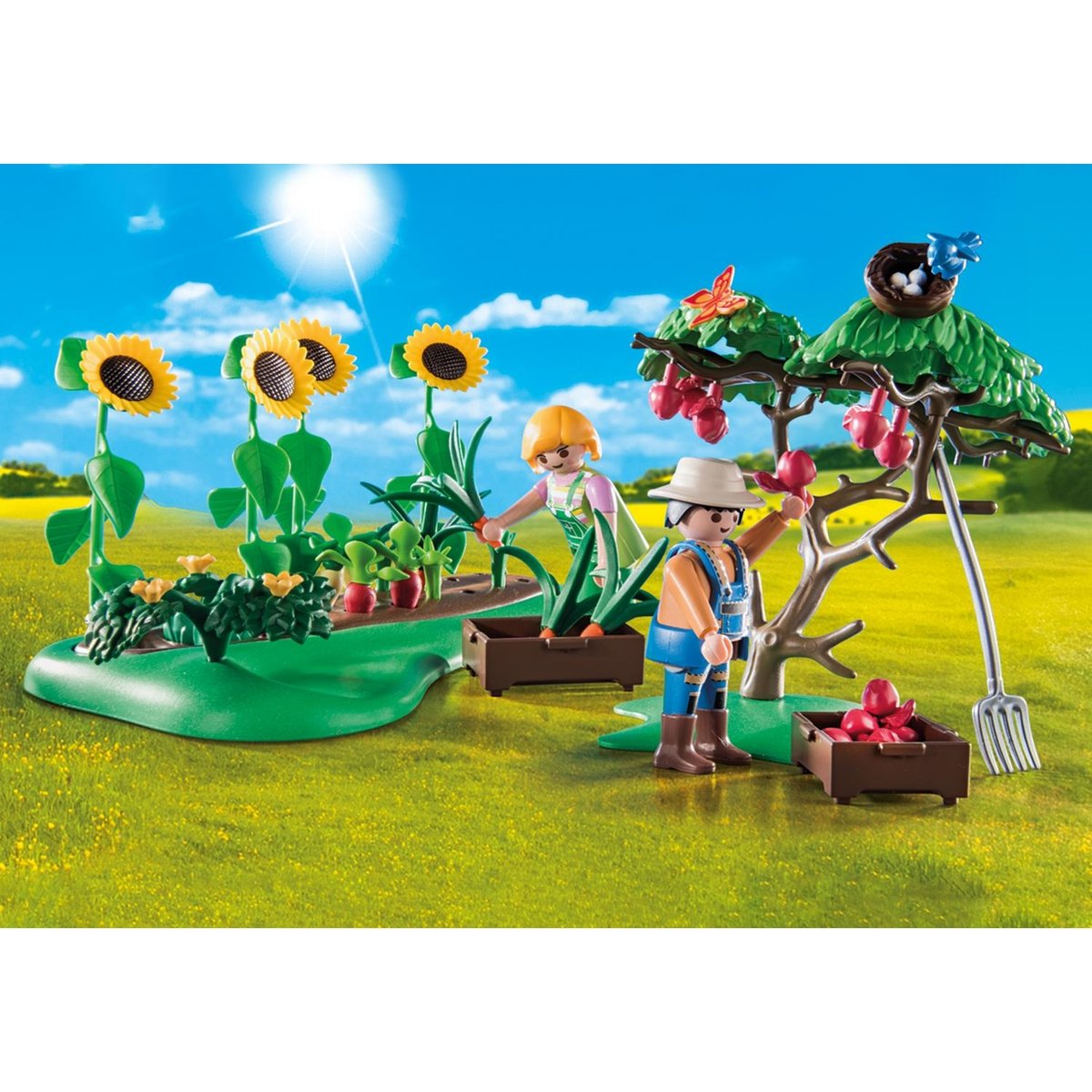 Starter Pack Jardin potager multicolore, PLAYMOBIL