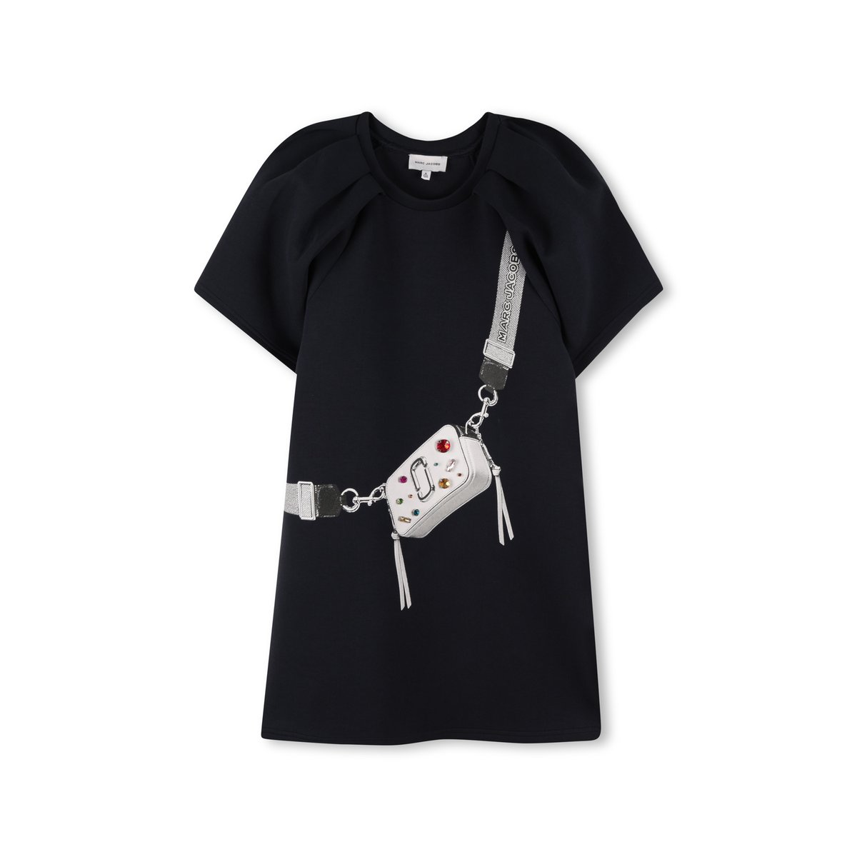 Robe avec manches ballon dark blue, MARC JACOBS