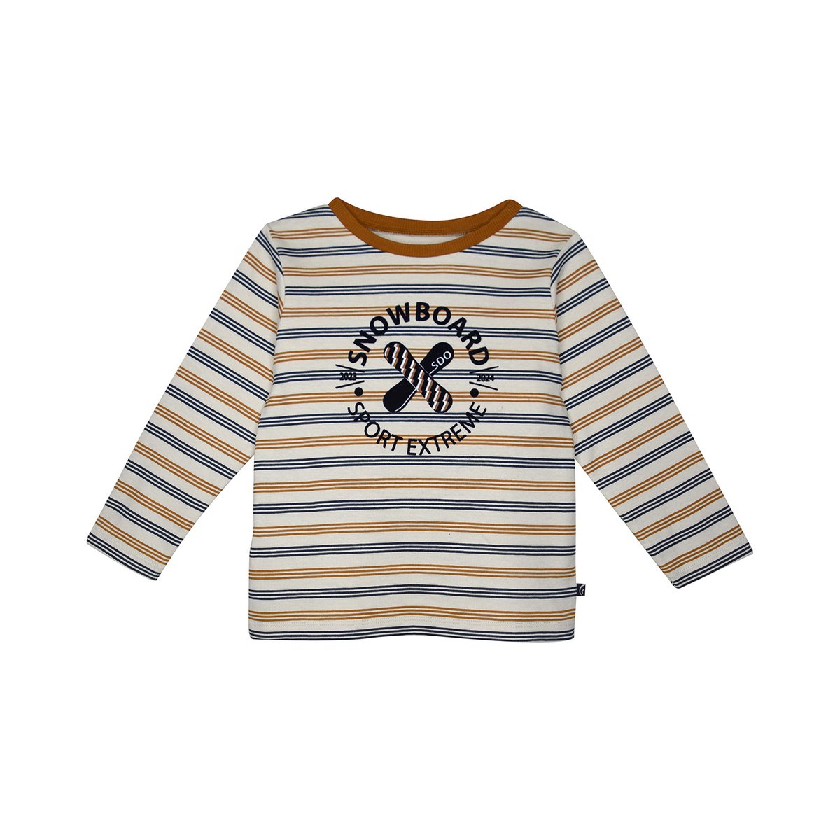 Tee shirt jimy interlock manches longues enfant blanc, SUCRE D'ORGE