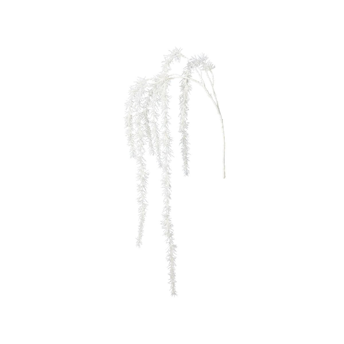 Branche de pin artificielle H147 blanc, SIA DECO