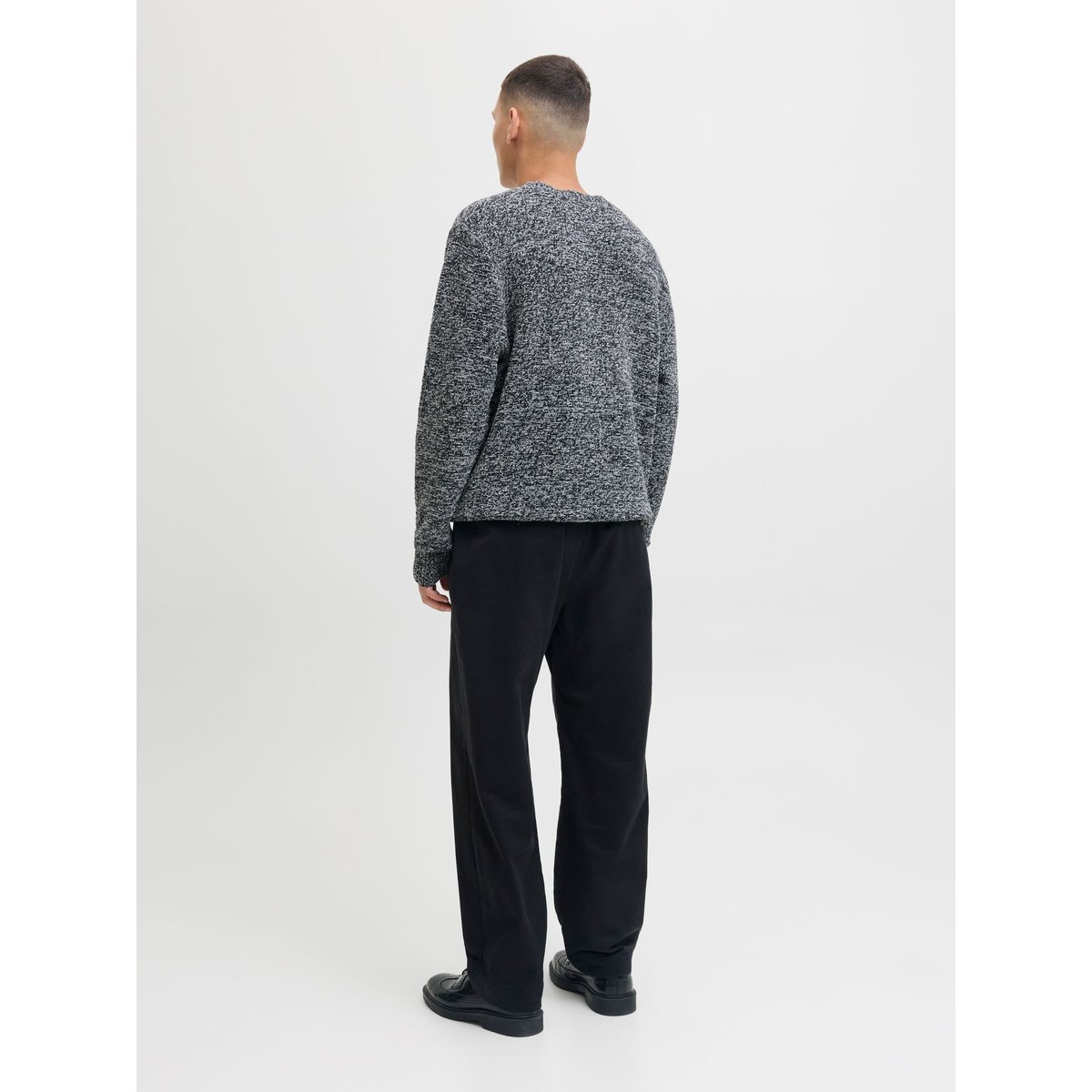 Pull En Maille light grey melange 1, JACK & JONES