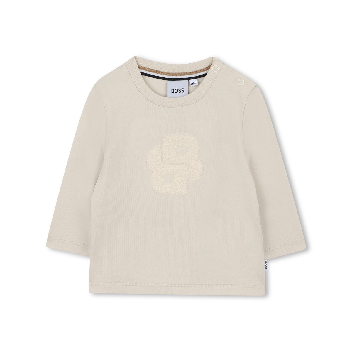 T-shirts à manches longues vanille, BOSS KIDSWEAR