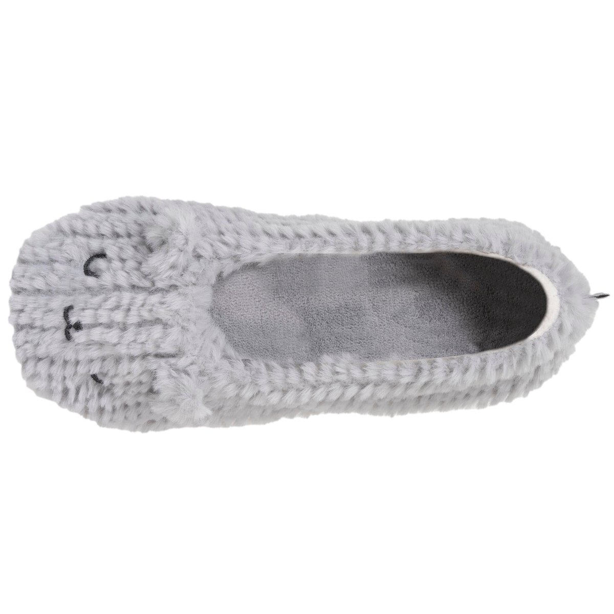 Chaussons extra-light Ballerines gris, ISOTONER