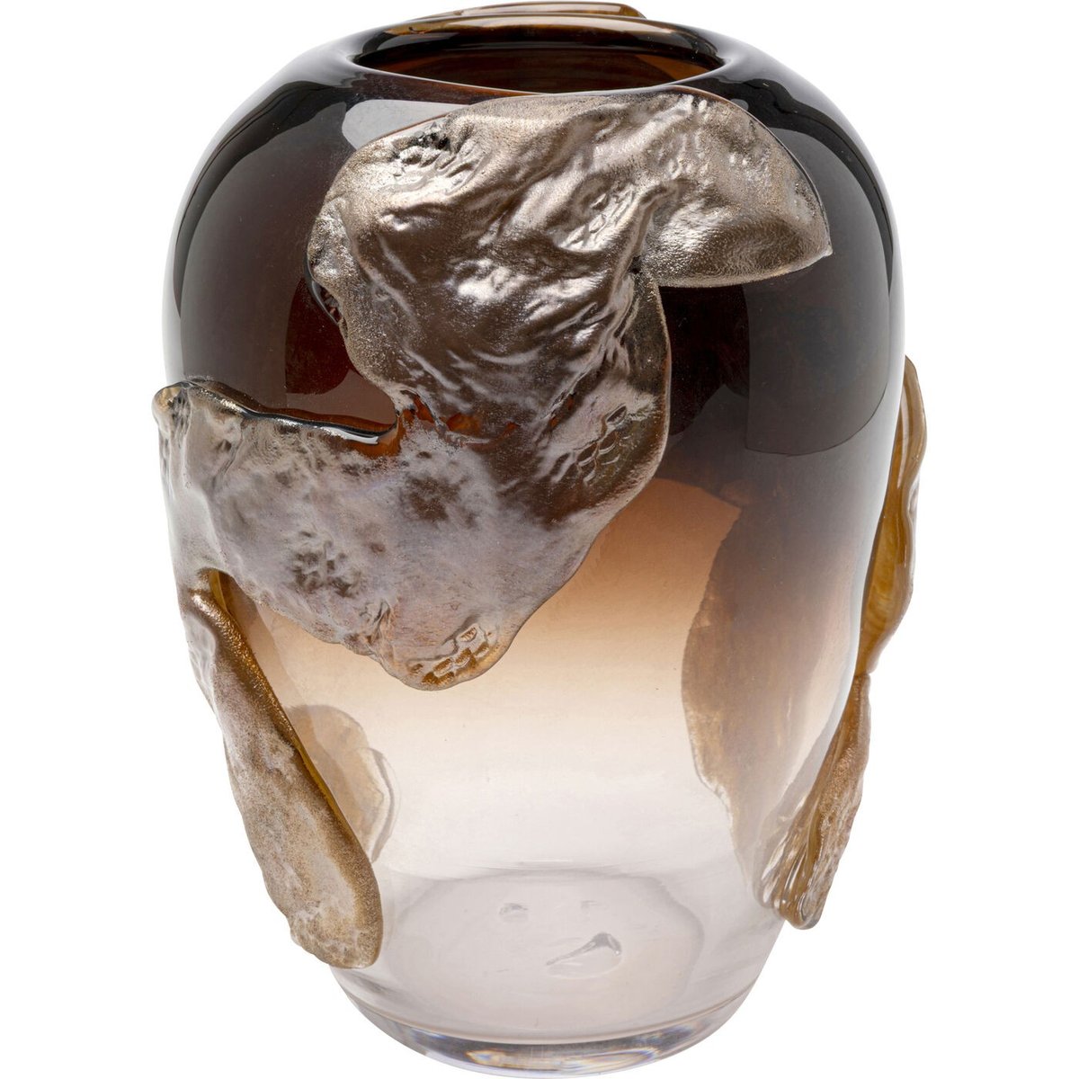 Vase en verre texturé, PICO marron, KARE DESIGN