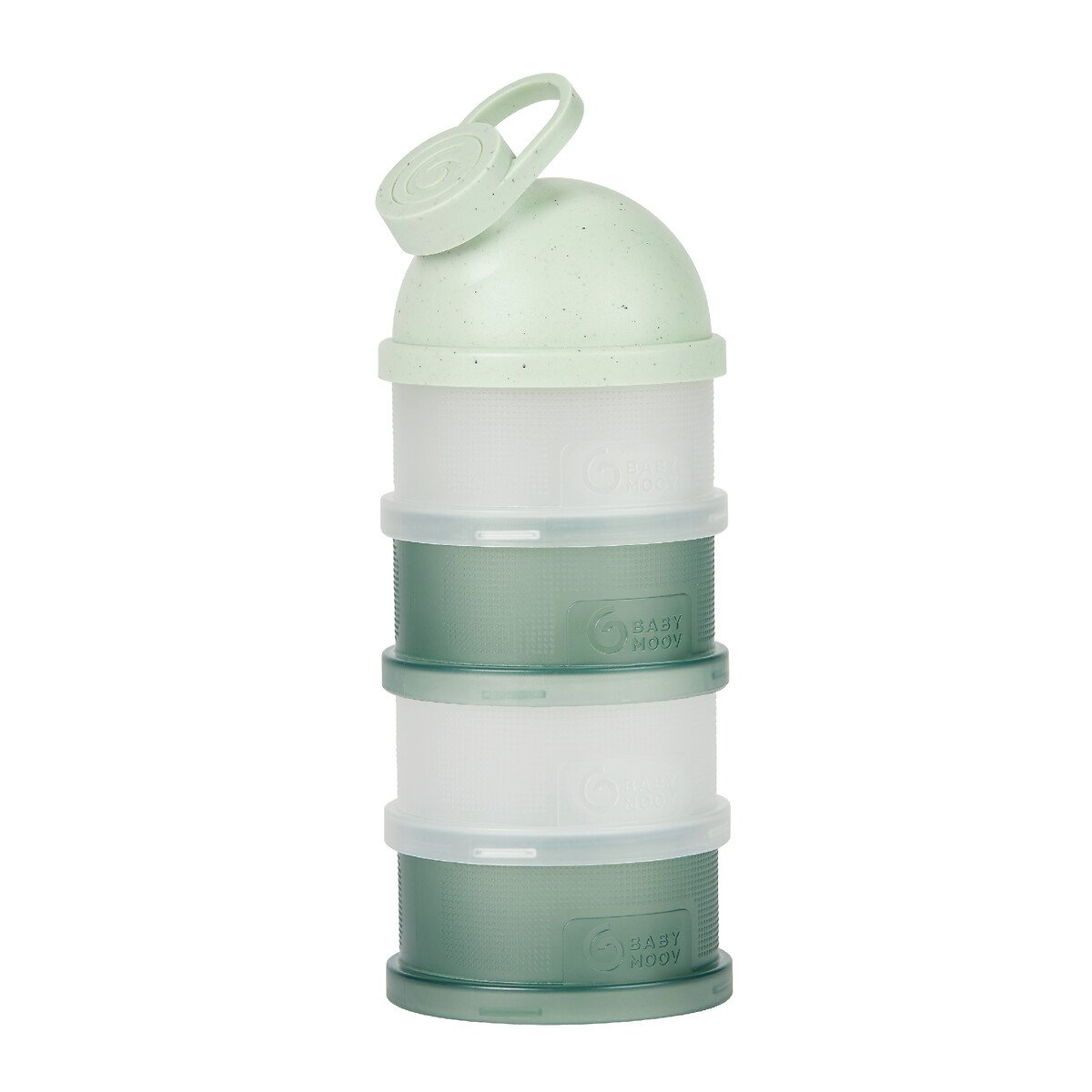 Boîte doseuse de lait ergonomique bébé vert, BABYMOOV