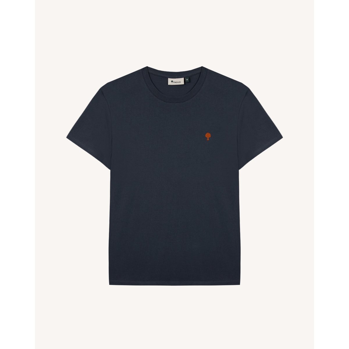 T-shirt en maille marine grisé, FAGUO